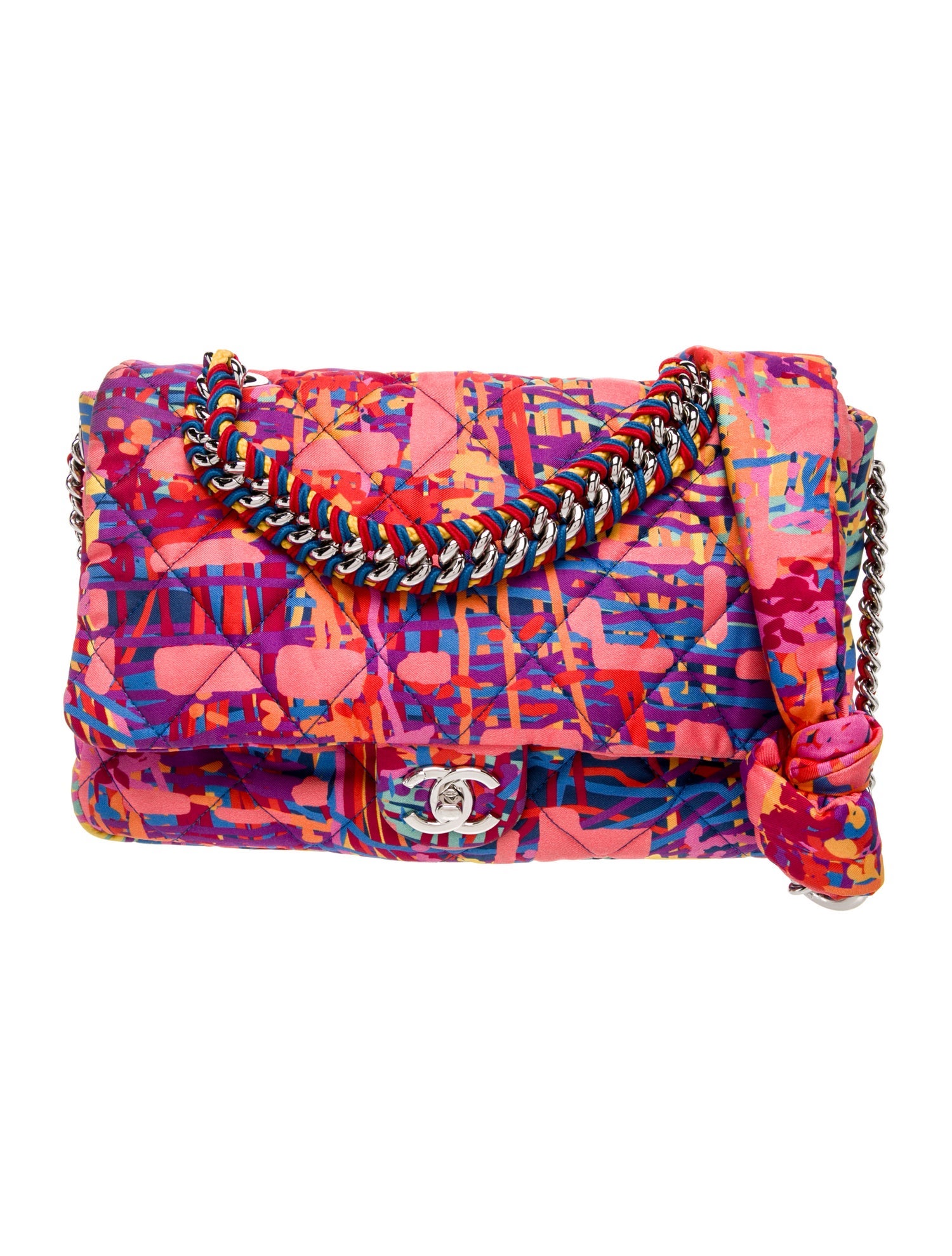 Chanel Fabric Foulard Flap Bag