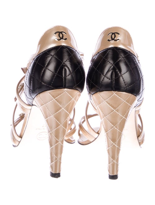 Chanel 2017 Interlocking CC Logo Sandals