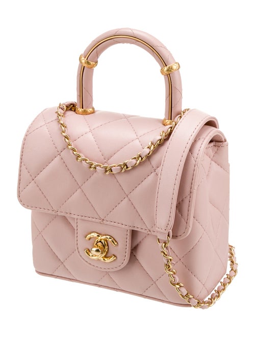 Chanel 2023 Mini Crush Top Handle Flap Bag
