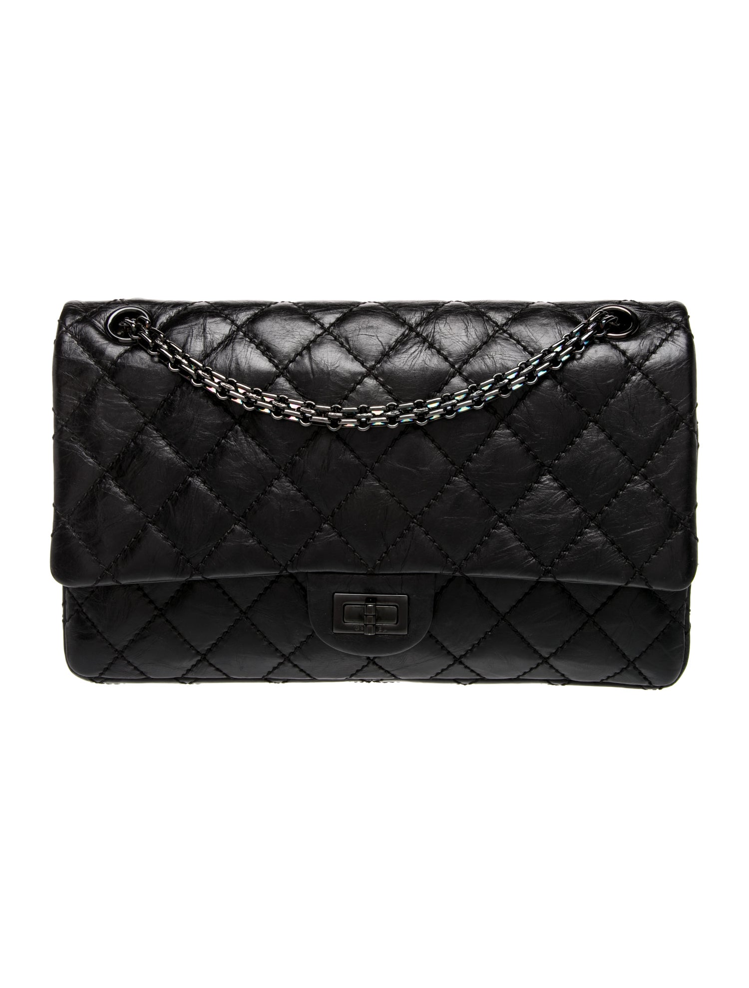 Chanel So Black Reissue 226 Double Flap Bag