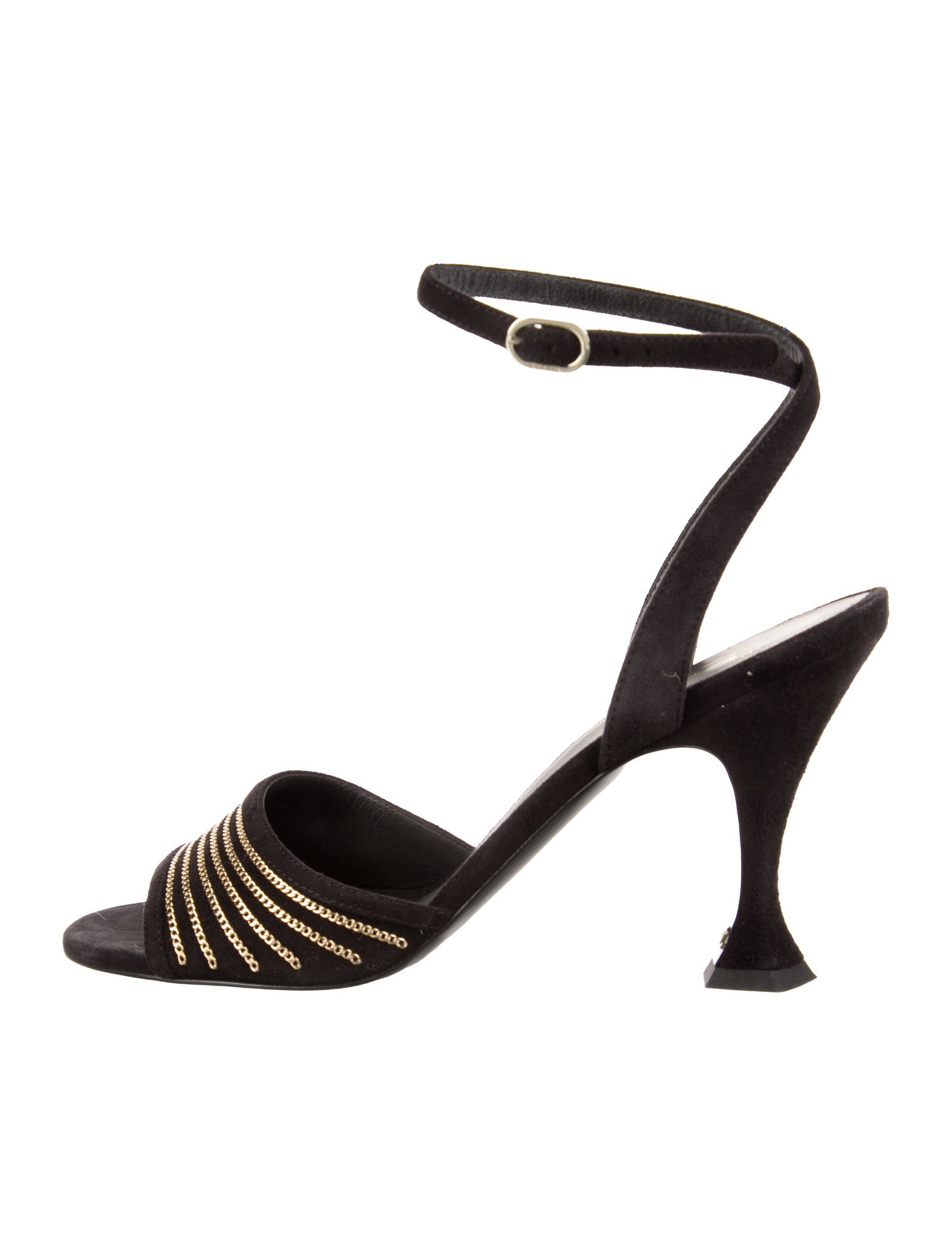 Chanel 2023 Suede Sandals