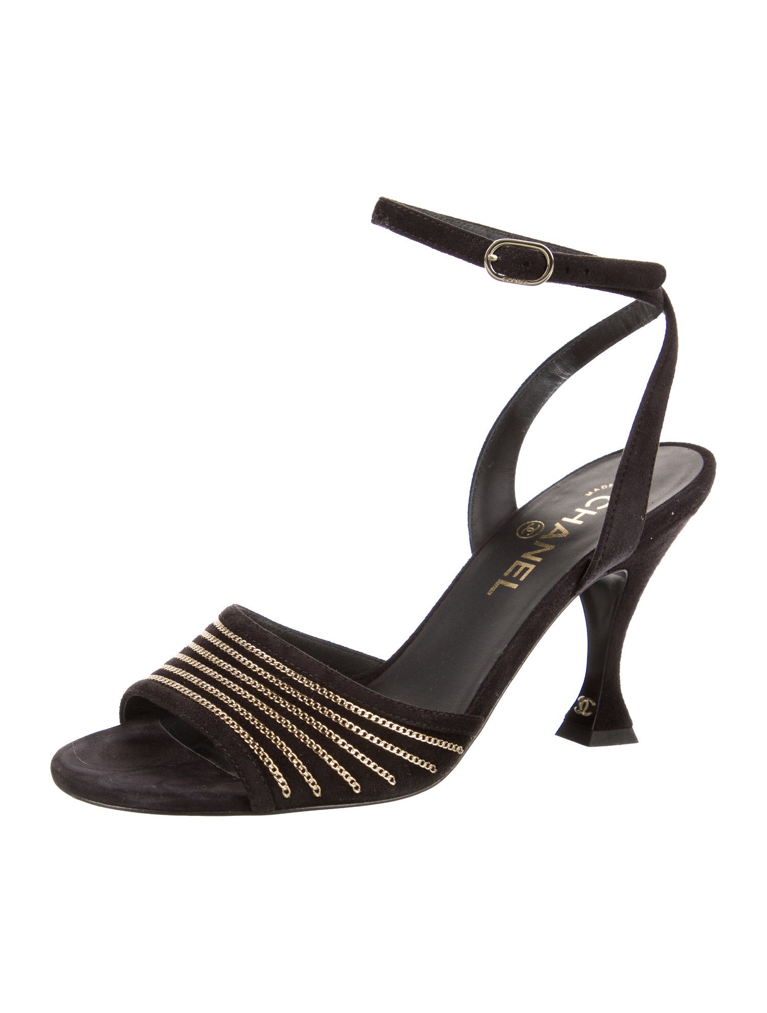 Chanel 2023 Suede Sandals