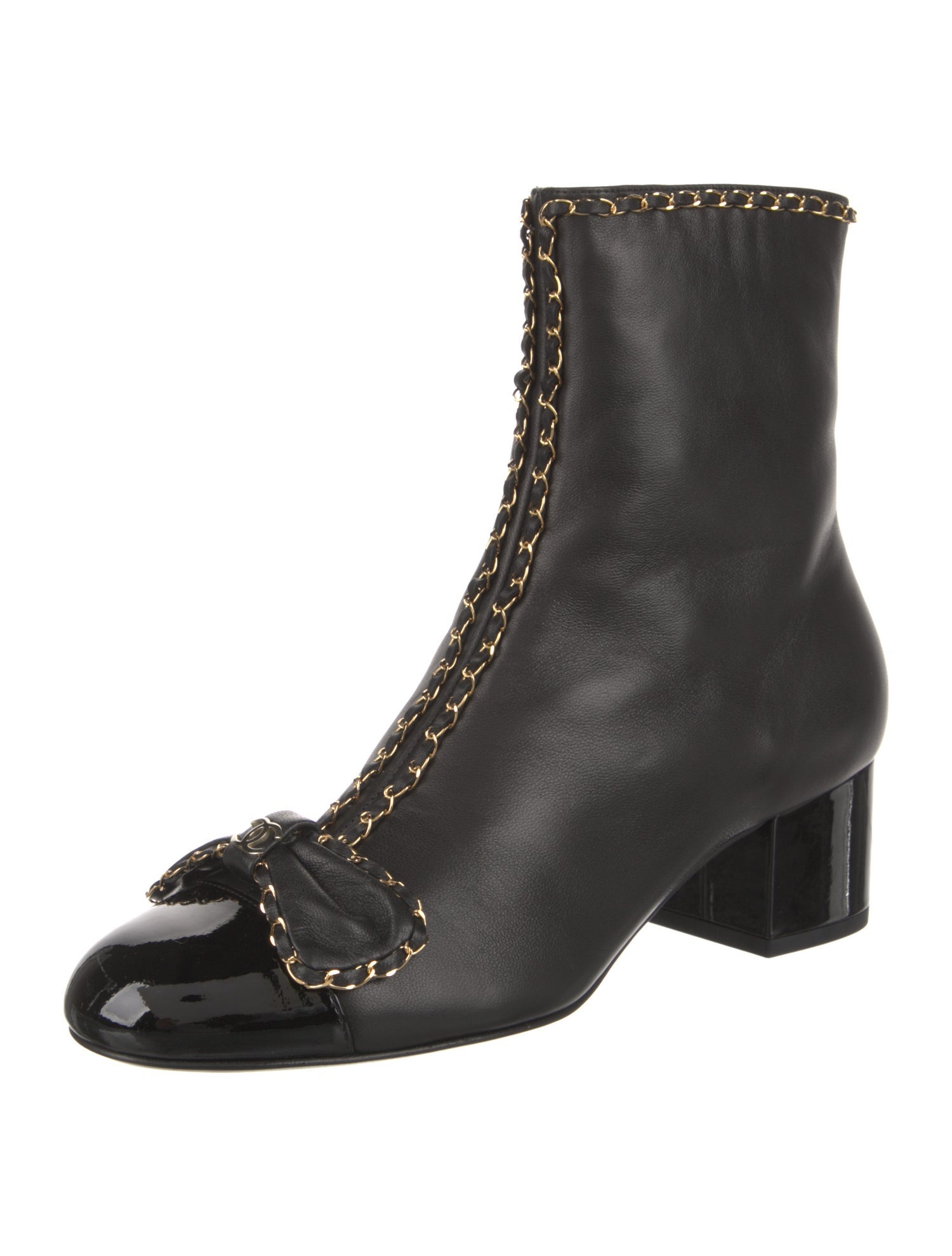 Chanel 2024 Interlocking CC Logo Boots