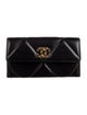 Chanel 19 Long Interlocking CC Logo Continental Wallet