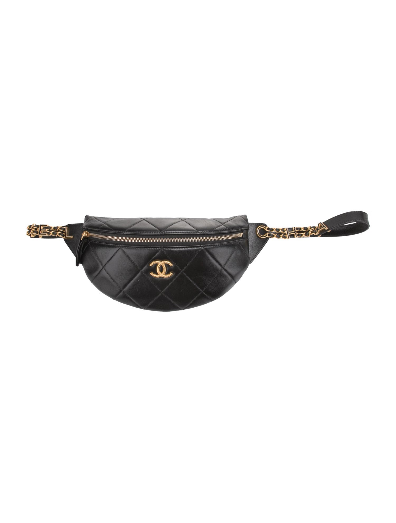 Chanel 2024 Logo CC Quilted Waist Bag
