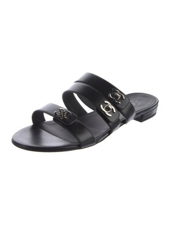 Chanel 2017 Interlocking CC Logo Slides