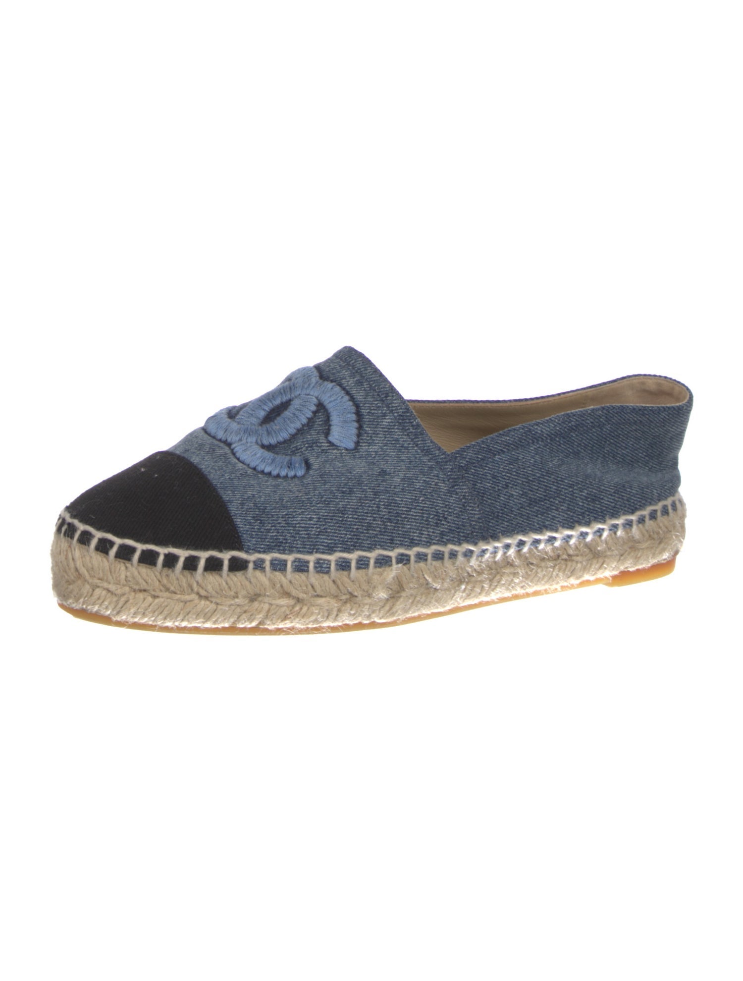 Chanel 2021 Interlocking CC Logo Espadrilles