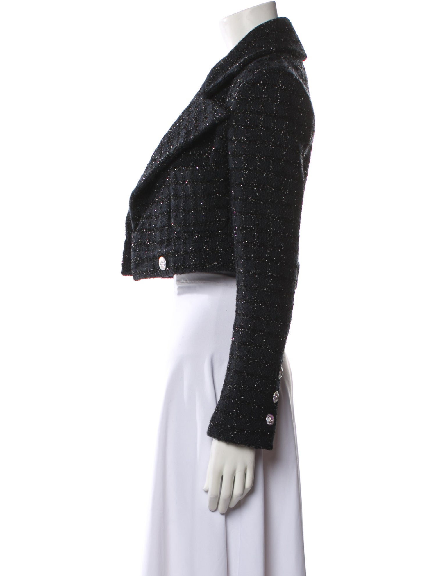 Chanel 2021 Plaid Print Bolero