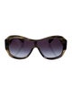 Chanel Interlocking CC Logo Shield Sunglasses