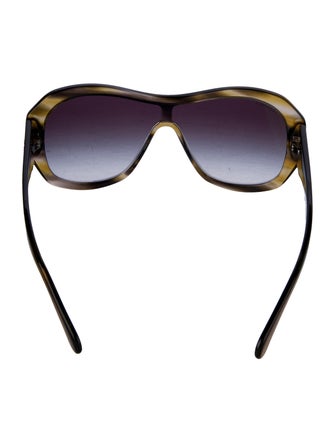 Chanel Interlocking CC Logo Shield Sunglasses