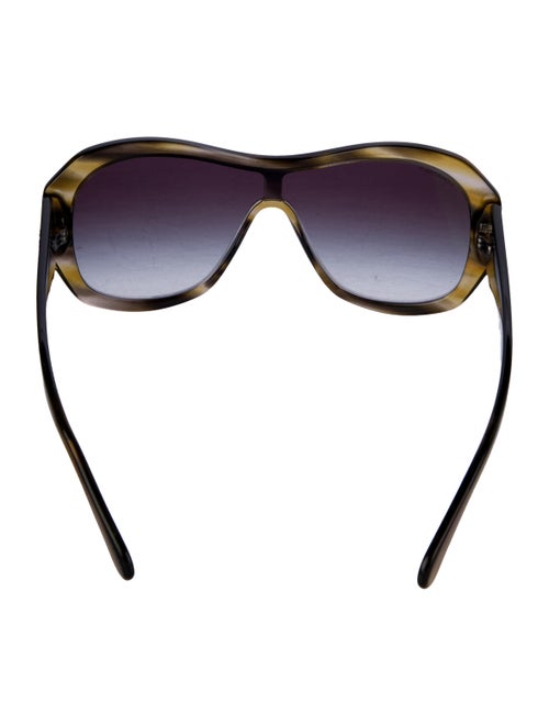 Chanel Interlocking CC Logo Shield Sunglasses