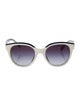 Chanel Interlocking CC Logo Cat-Eye Sunglasses