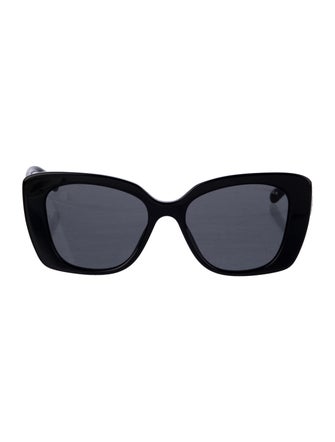 Chanel Interlocking CC Logo Cat-Eye Sunglasses