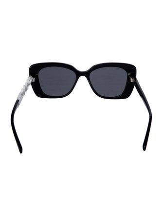 Chanel Interlocking CC Logo Cat-Eye Sunglasses