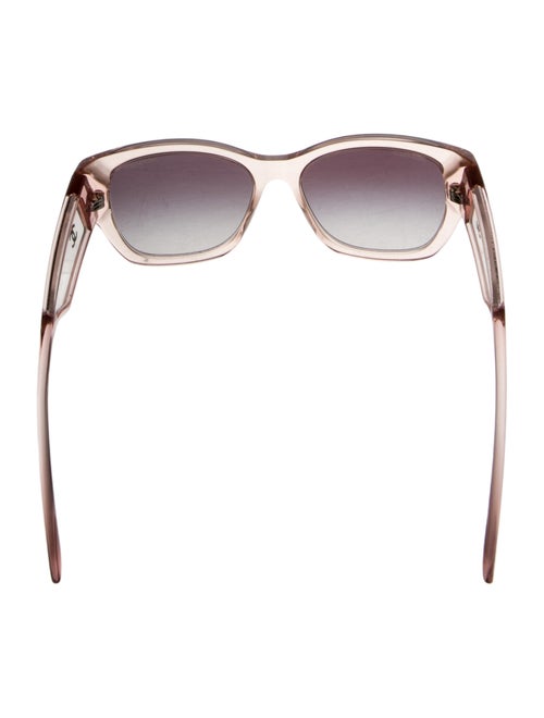 Chanel Interlocking CC Logo Cat-Eye Sunglasses