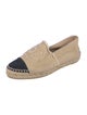 Chanel Interlocking CC Logo Canvas Espadrilles