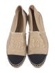 Chanel Interlocking CC Logo Canvas Espadrilles