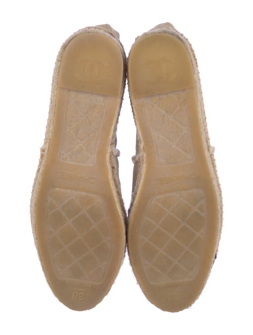 Chanel Interlocking CC Logo Canvas Espadrilles