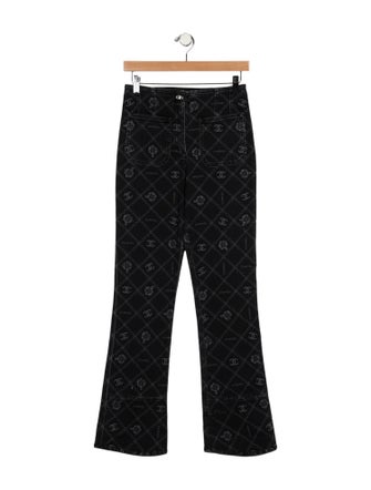 Chanel 2023 Wide Leg Jeans