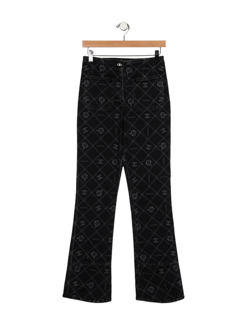 Chanel 2023 Wide Leg Jeans