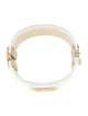 Chanel Resin Quilted CC Hinged Bangle