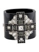 Chanel Strass & Resin Hinged Bangle