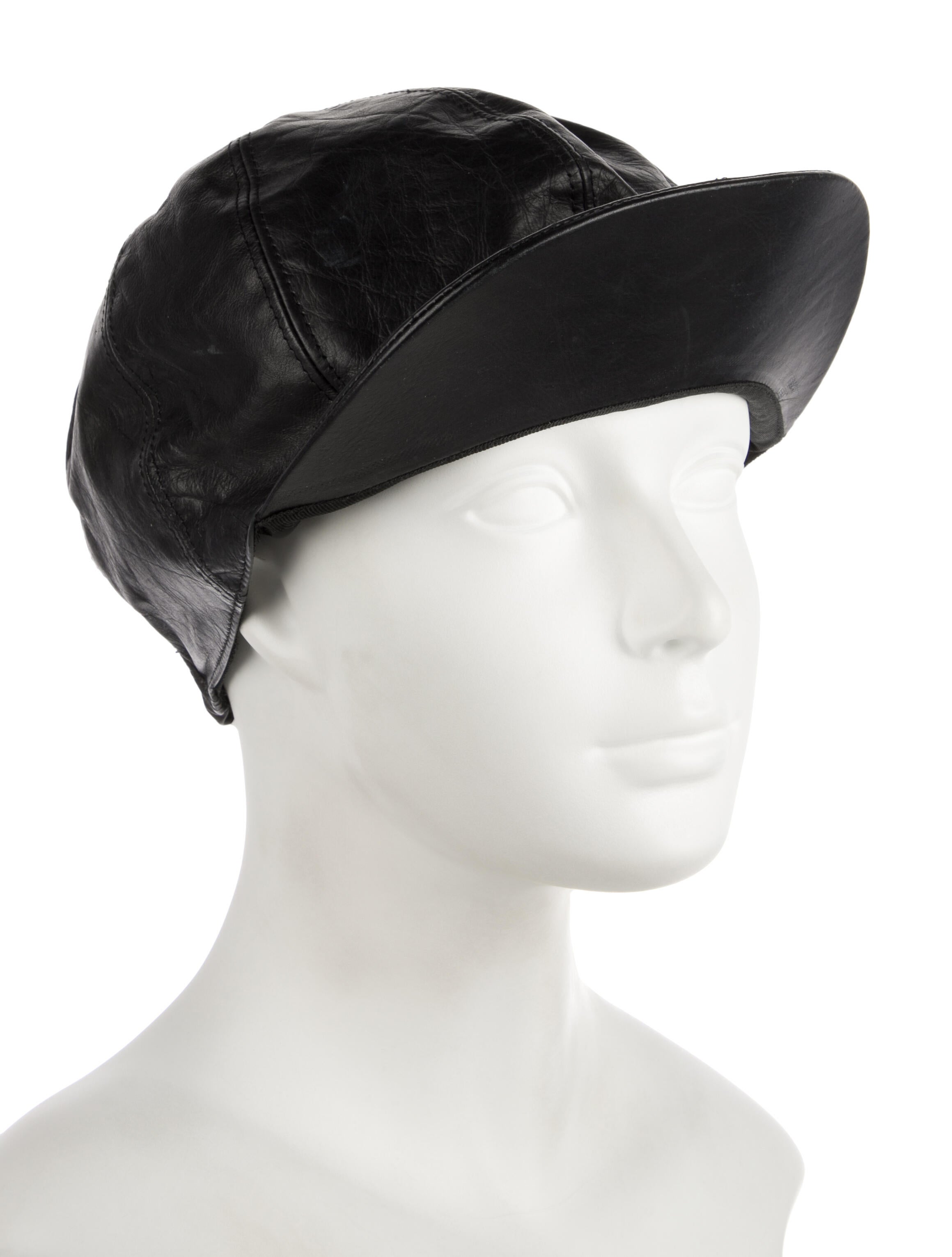 Chanel CC Leather Baseball Cap