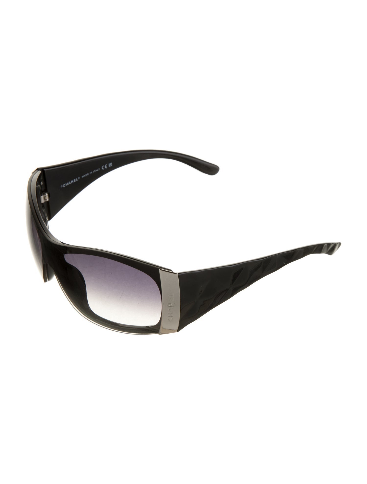 Chanel Interlocking CC Logo Shield Sunglasses