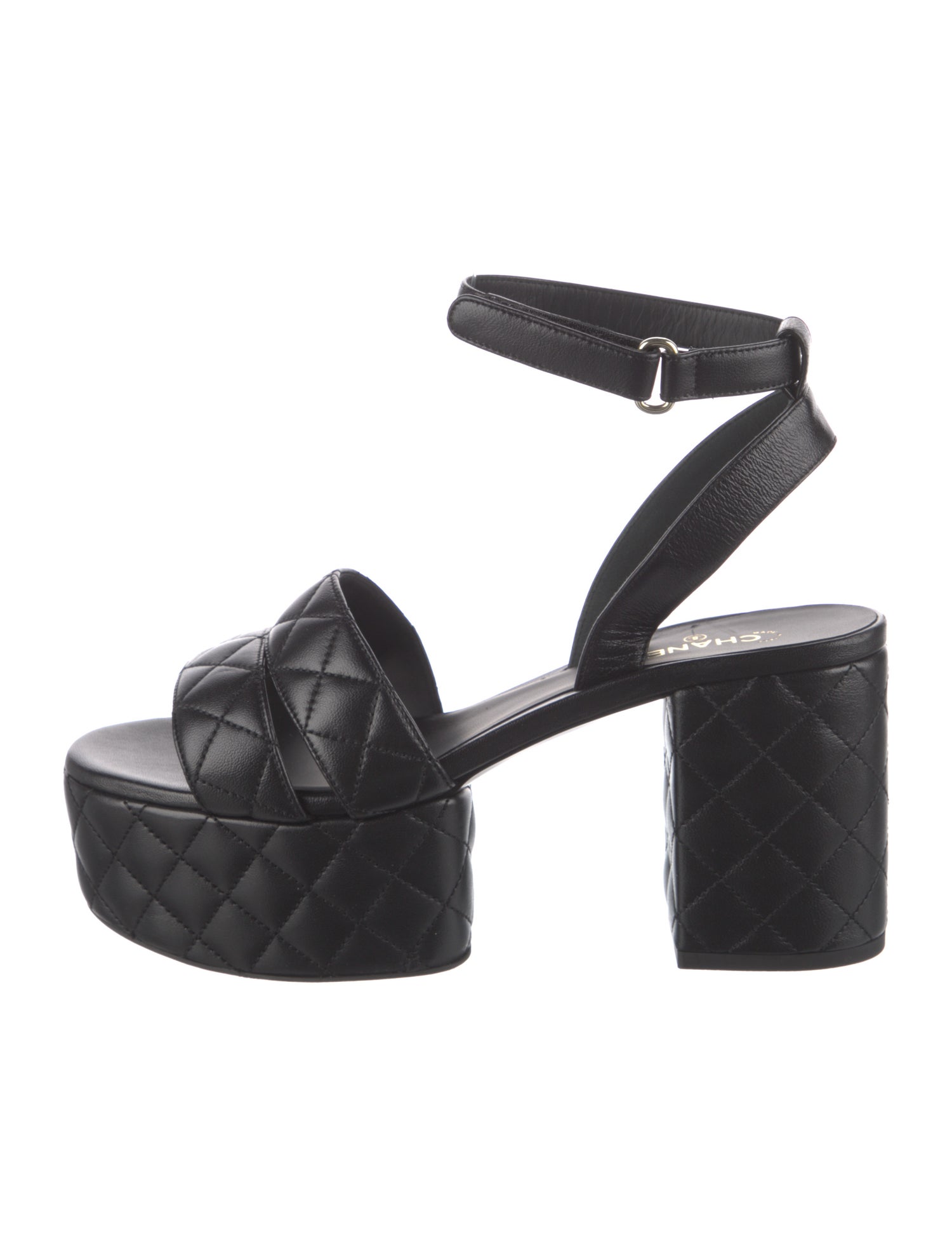 Chanel 2025 Interlocking CC Logo Sandals