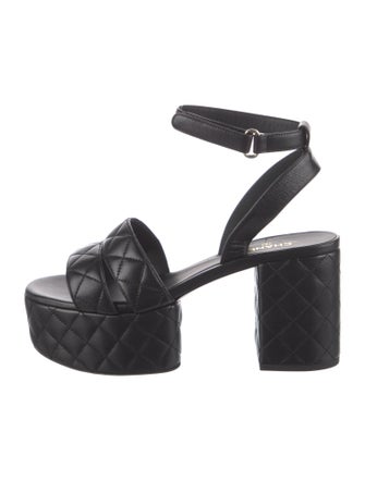 Chanel 2025 Interlocking CC Logo Sandals