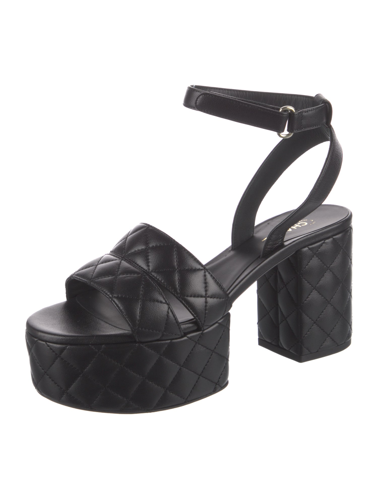 Chanel 2025 Interlocking CC Logo Sandals