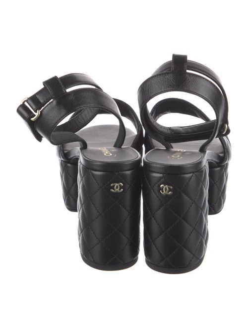 Chanel 2025 Interlocking CC Logo Sandals