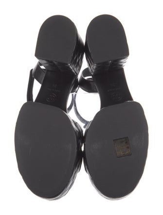 Chanel 2025 Interlocking CC Logo Sandals