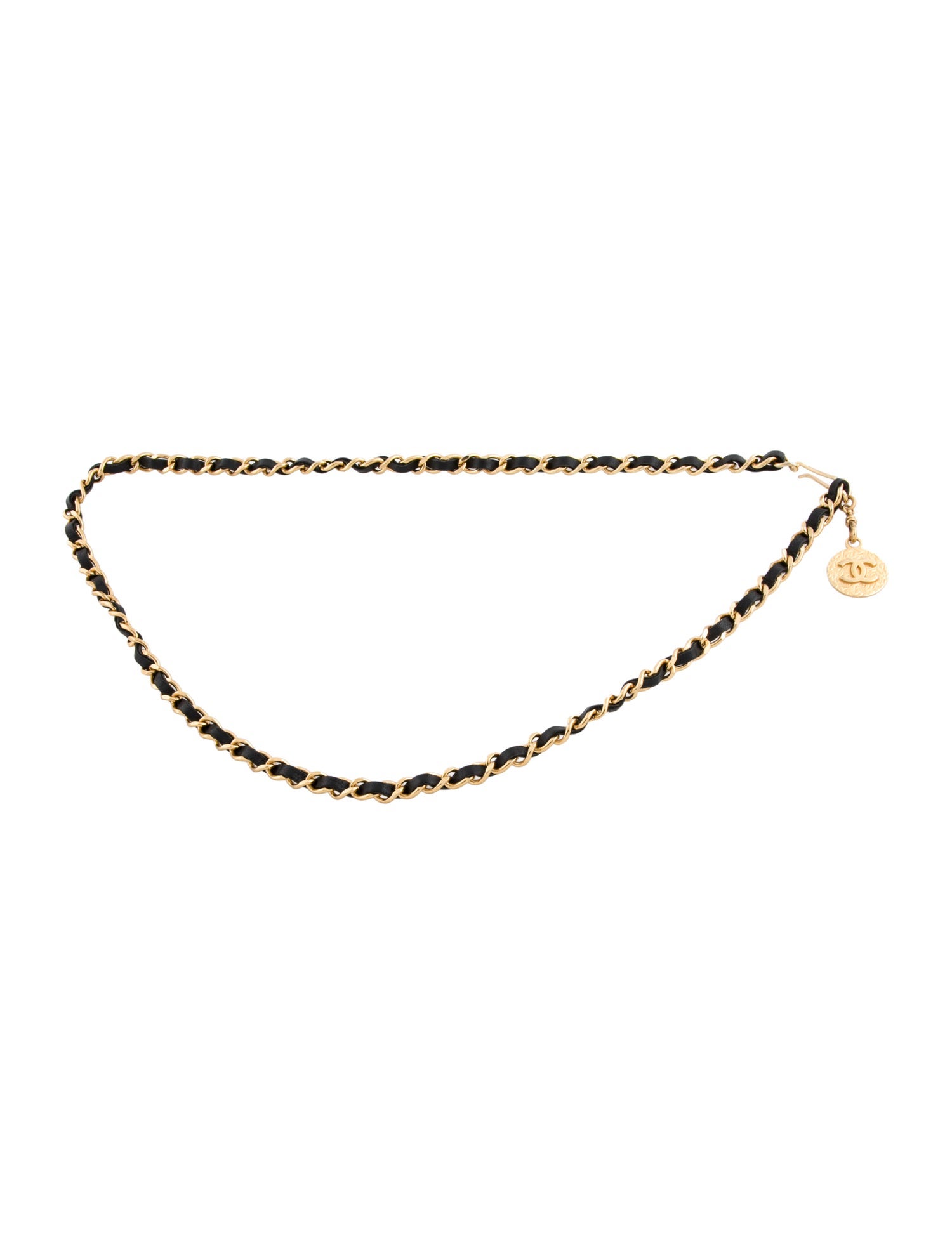 Chanel Vintage Interlocking CC Logo Chain-Link Belt