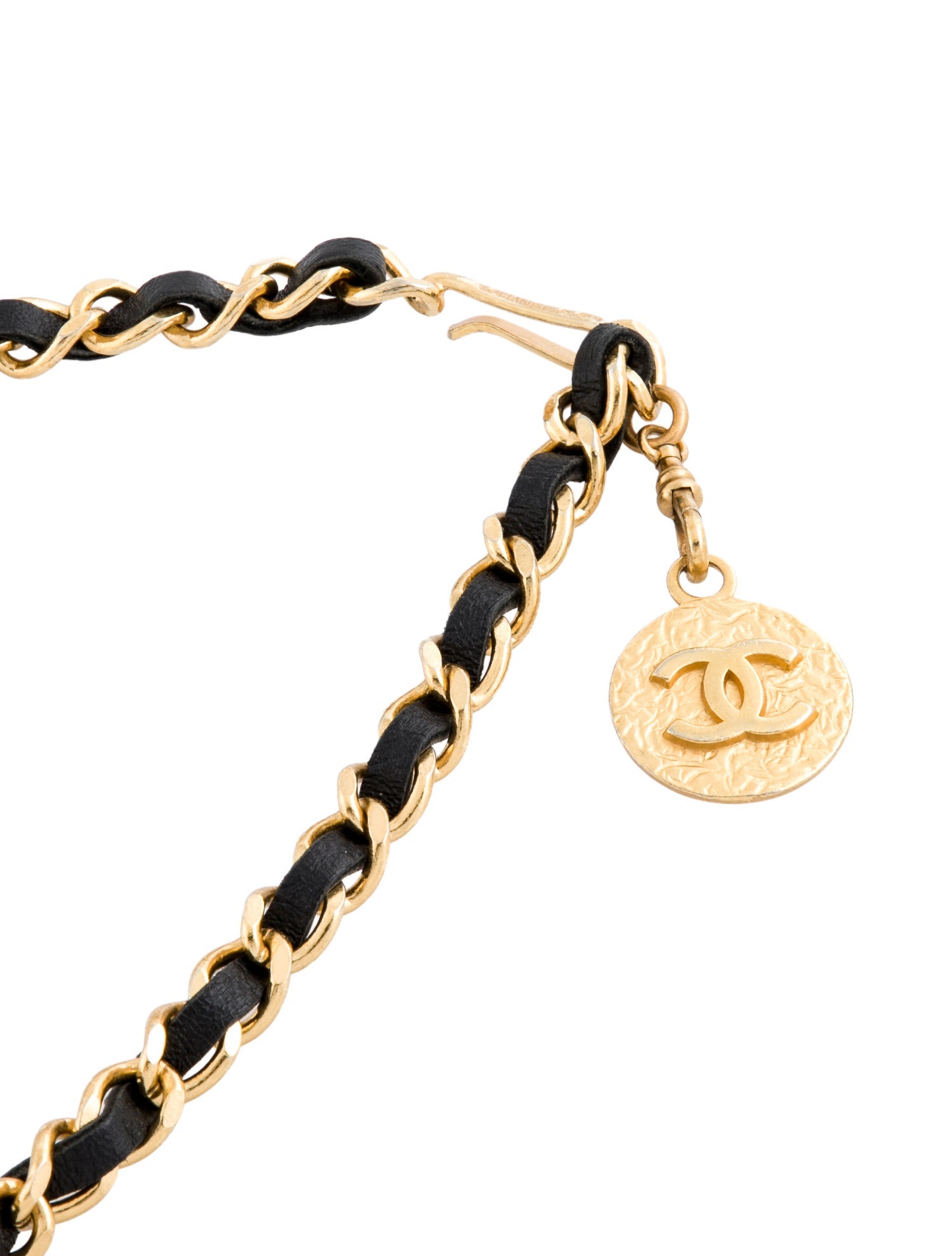 Chanel Vintage Interlocking CC Logo Chain-Link Belt