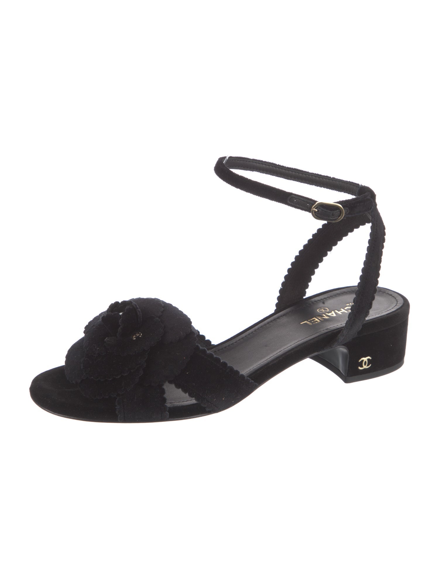 Chanel 2024 Interlocking CC Logo Sandals