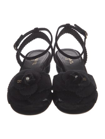 Chanel 2024 Interlocking CC Logo Sandals