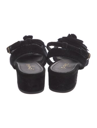 Chanel 2024 Interlocking CC Logo Sandals
