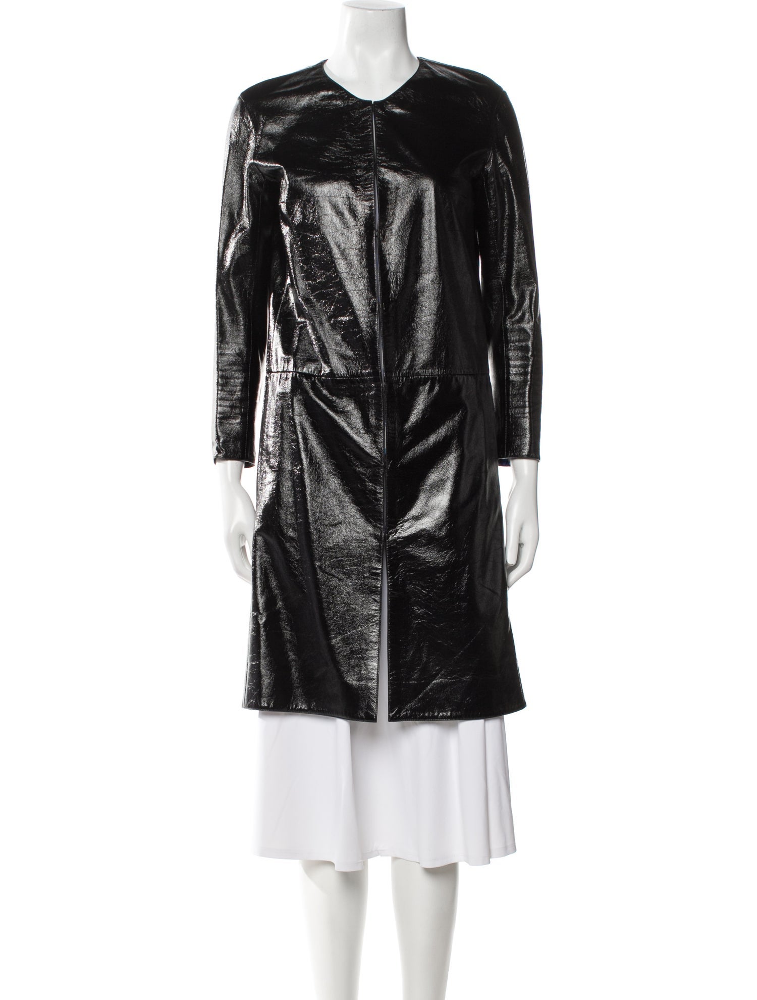 Chanel 2016 Leather Coat