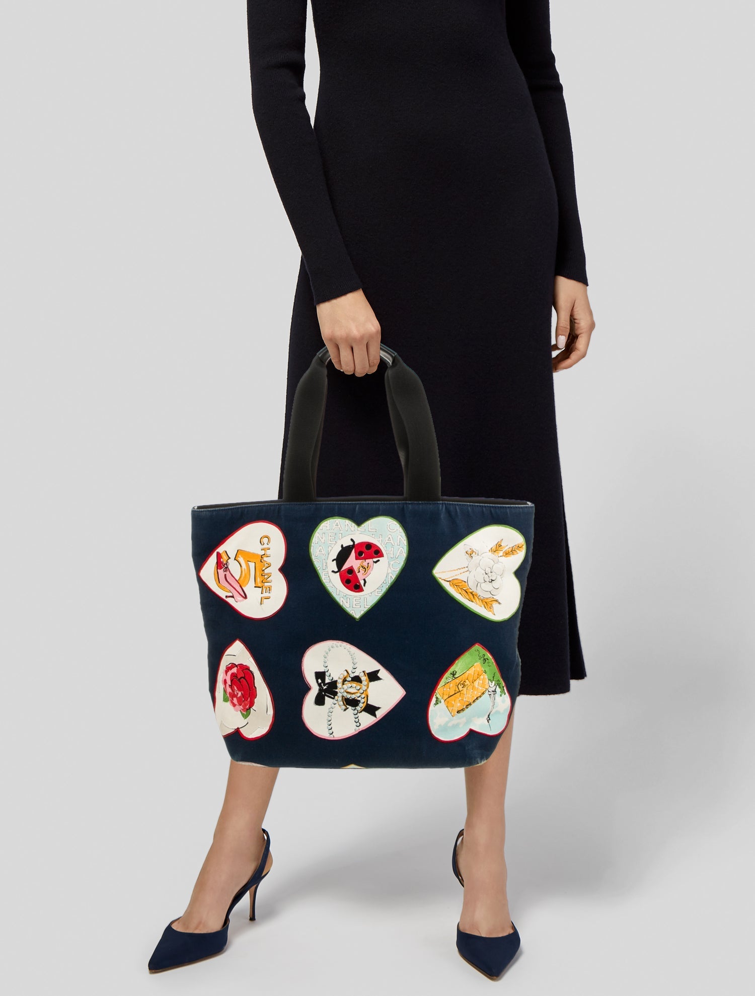 Chanel Coco Hearts Tote