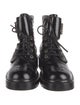 Chanel Interlocking CC Logo Leather Combat Boots