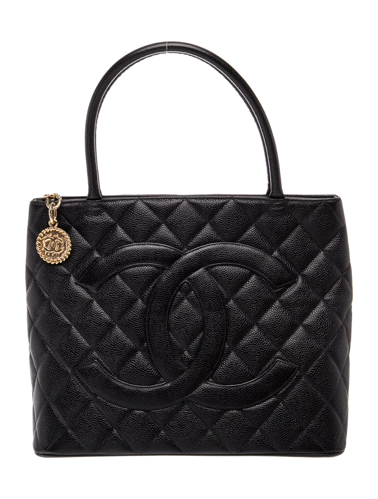 Chanel Caviar Medallion Tote