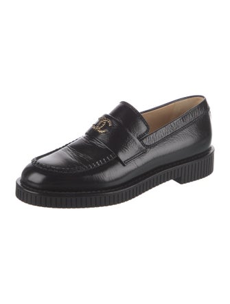 Chanel 2025 Interlocking CC Logo Loafers