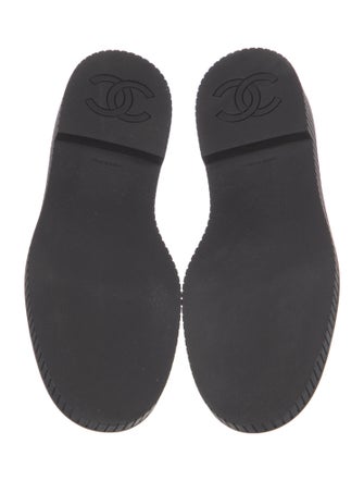 Chanel 2025 Interlocking CC Logo Loafers