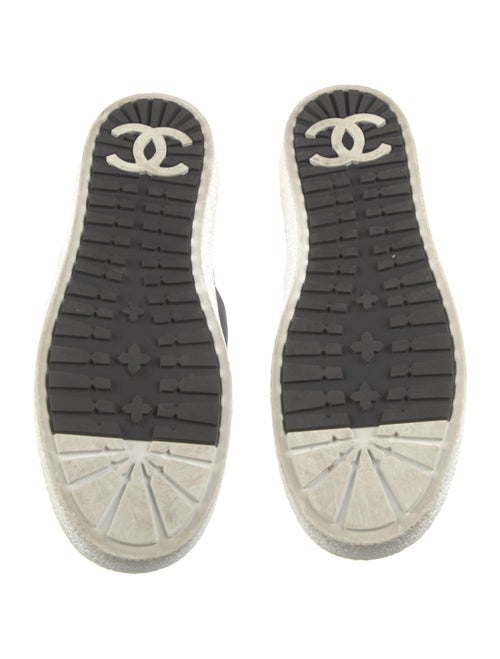Chanel Tweed Pattern Tweed Sneakers