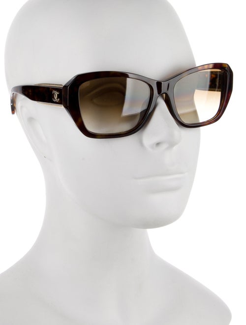 Chanel Interlocking CC Logo Square Sunglasses