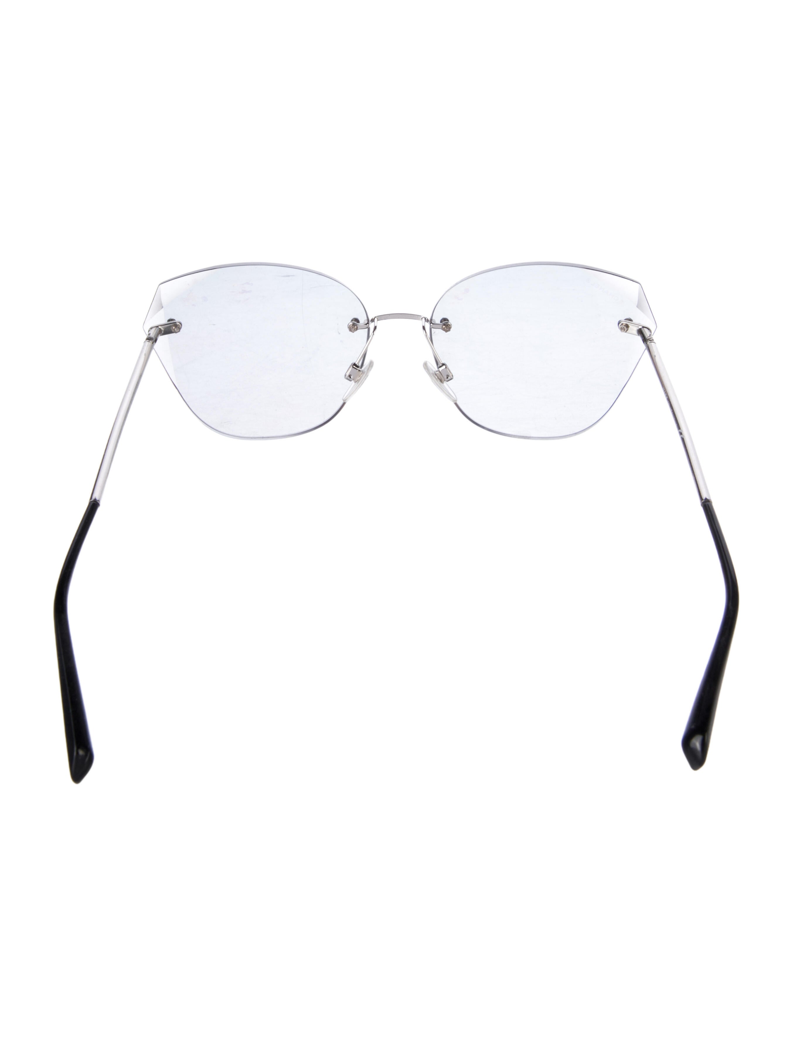 Chanel Interlocking CC Logo Cat-Eye Sunglasses