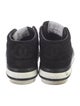 Chanel Interlocking CC Logo Suede Sneakers