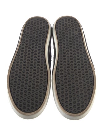 Chanel Interlocking CC Logo Suede Sneakers