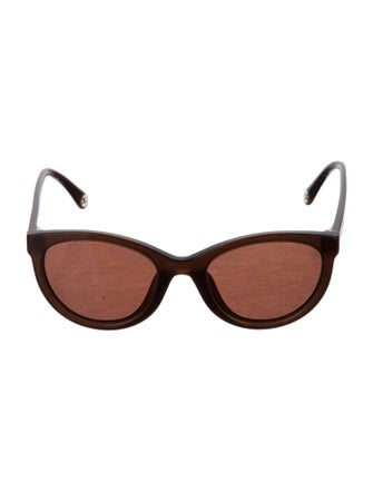 Chanel Interlocking CC Logo Cat-Eye Sunglasses
